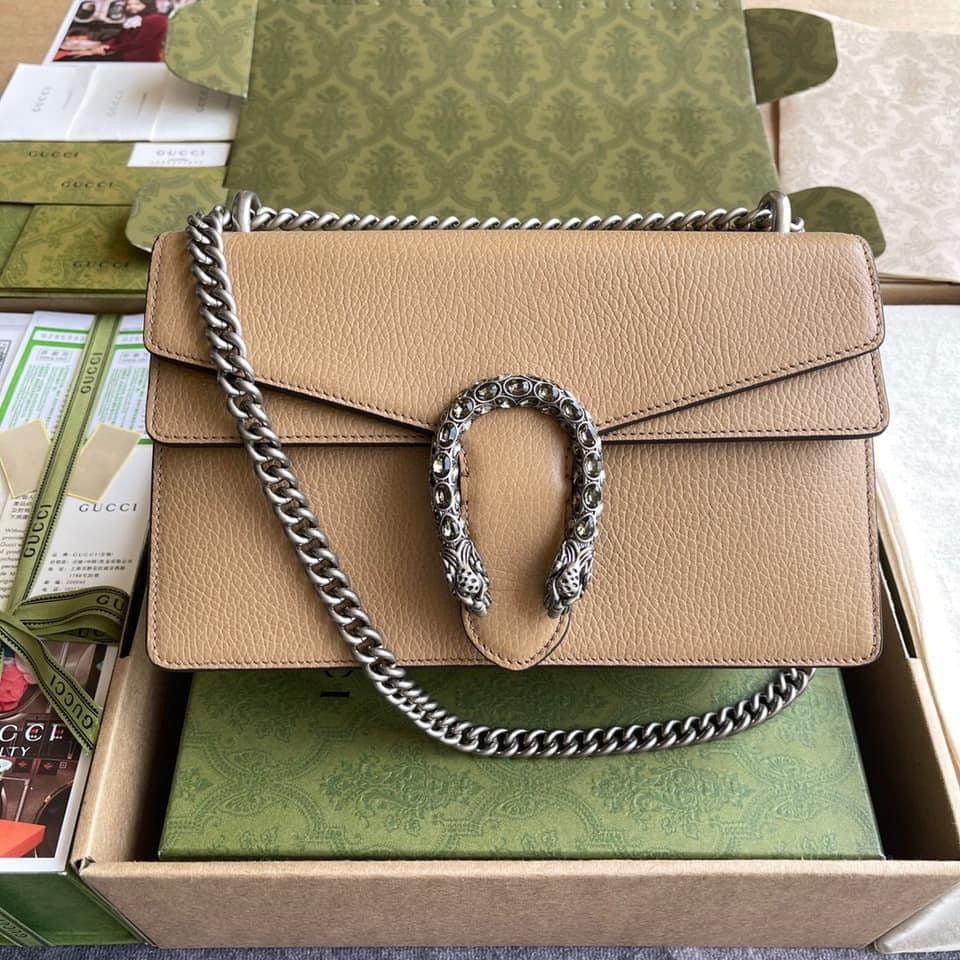 Gucci Monogram Chain Leather Crossbody