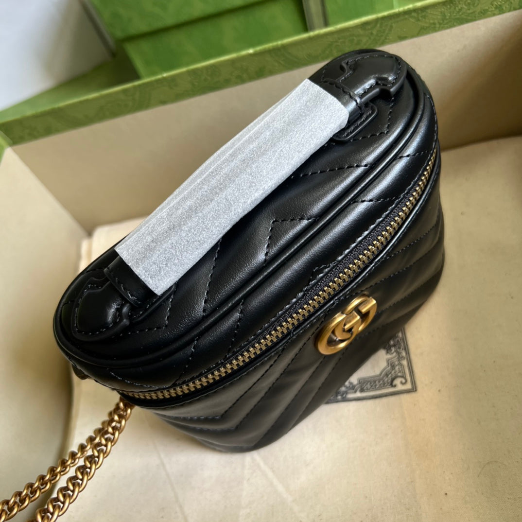 Gucci GG Marmont Leather Monogram Handbag Style 3