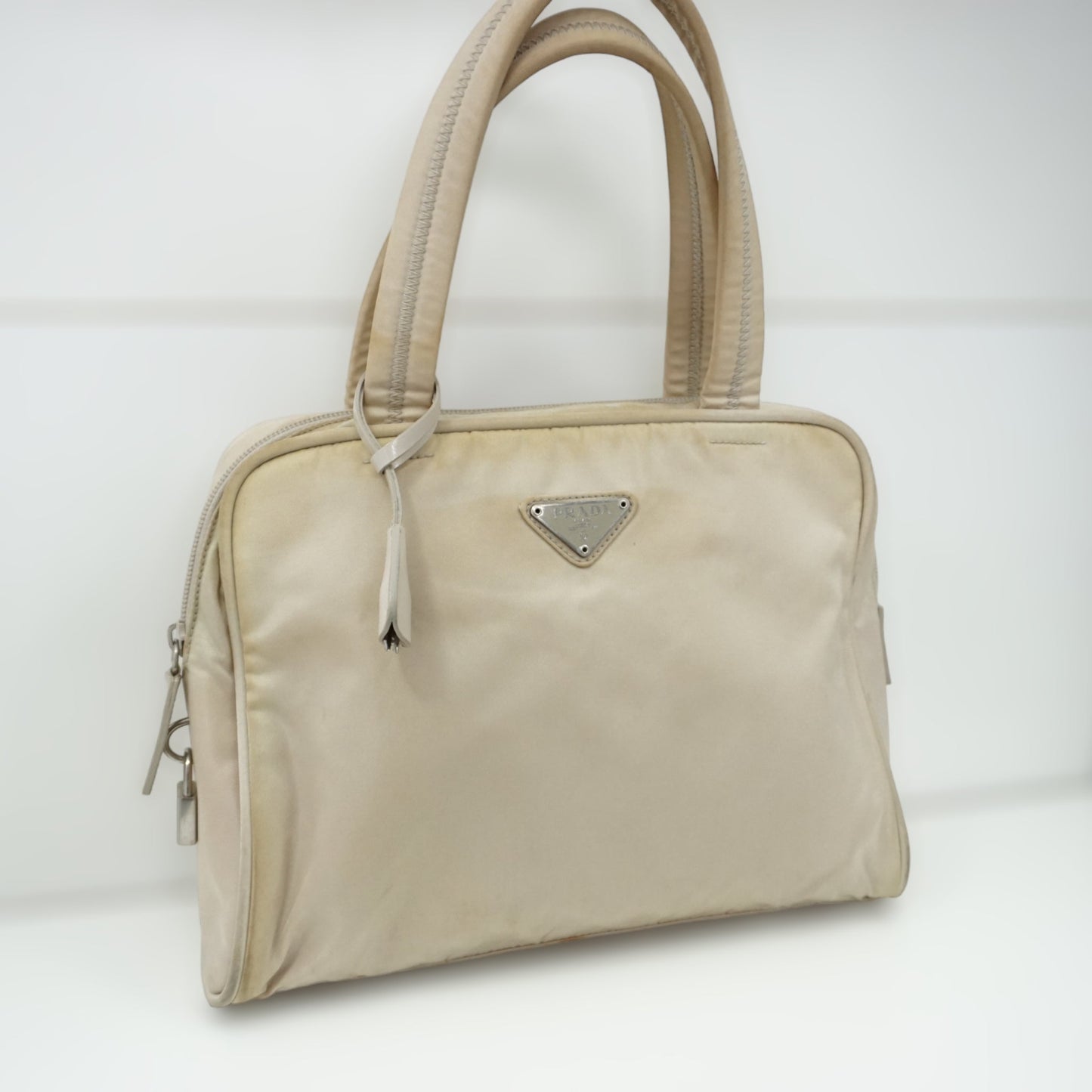 Prada Beige Luxury Handbag