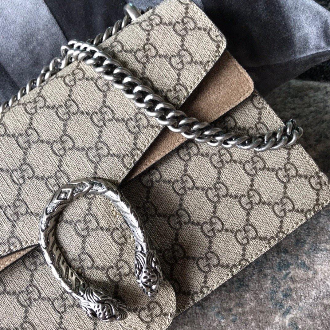 Gucci Chain Canvas Shoulder Bag