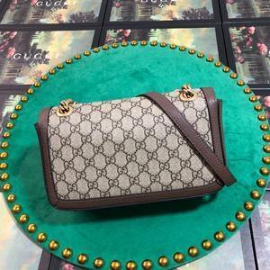 Gucci Monogram Quilted Chain Crossbody
