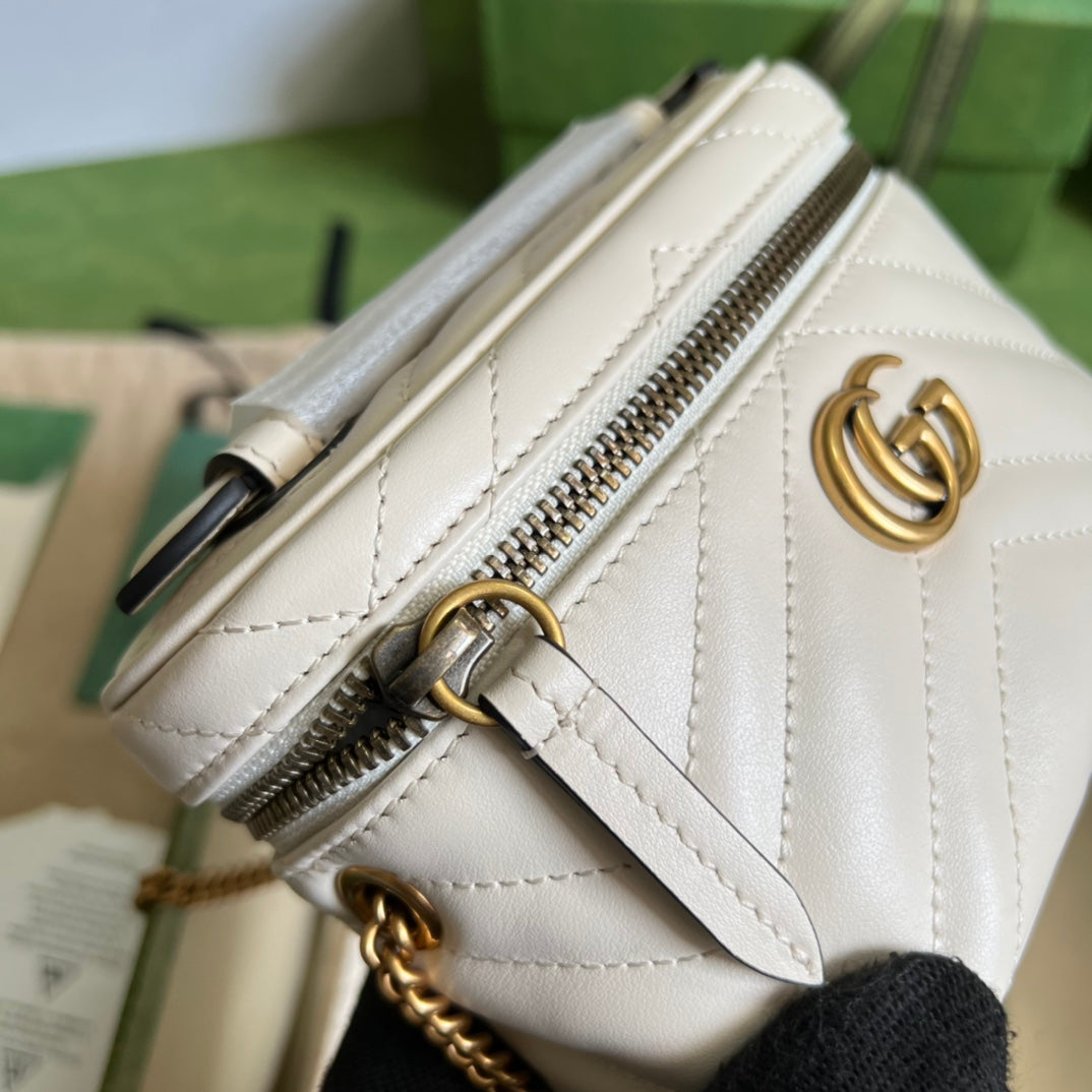 Gucci GG Marmont Leather Monogram Handbag Style 4