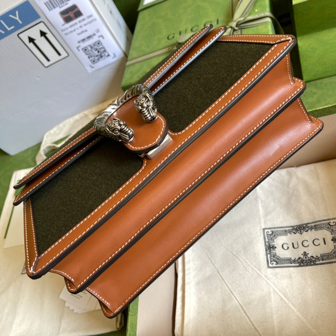 Gucci Monogram Chain Leather Crossbody