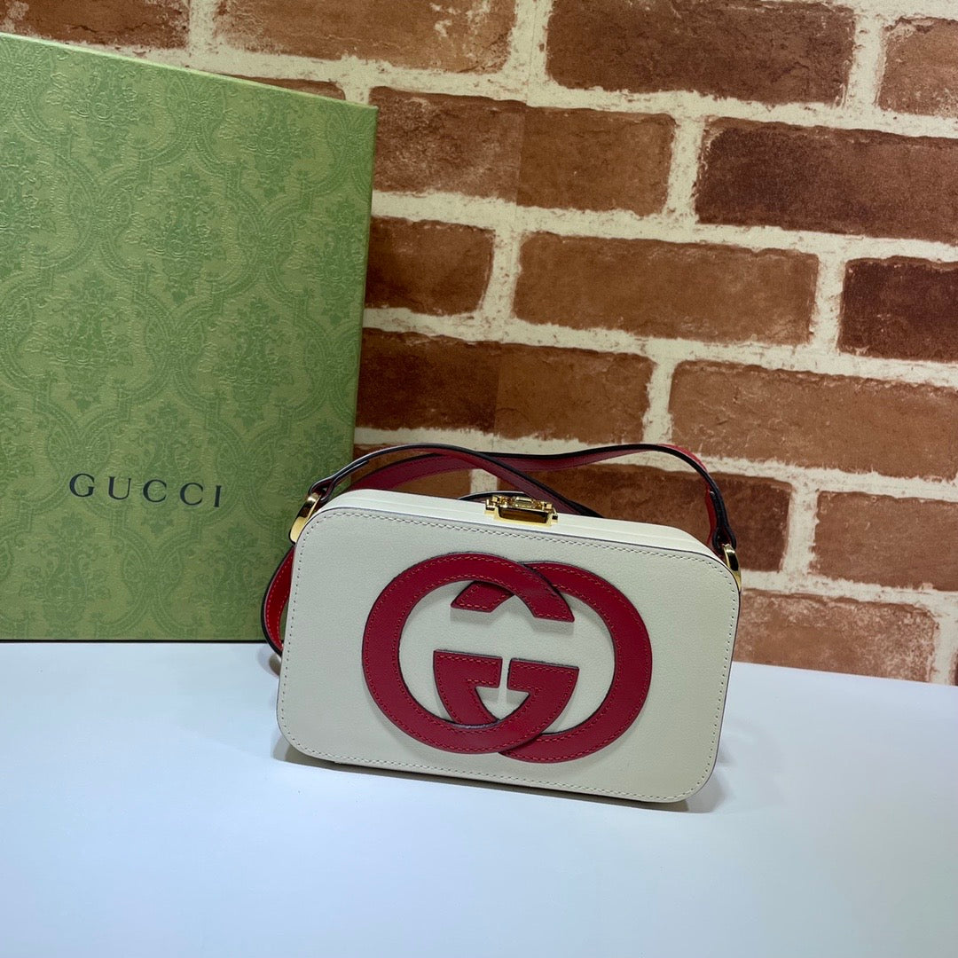 Gucci Interlocking G Leather Shoulder Bag Style 5