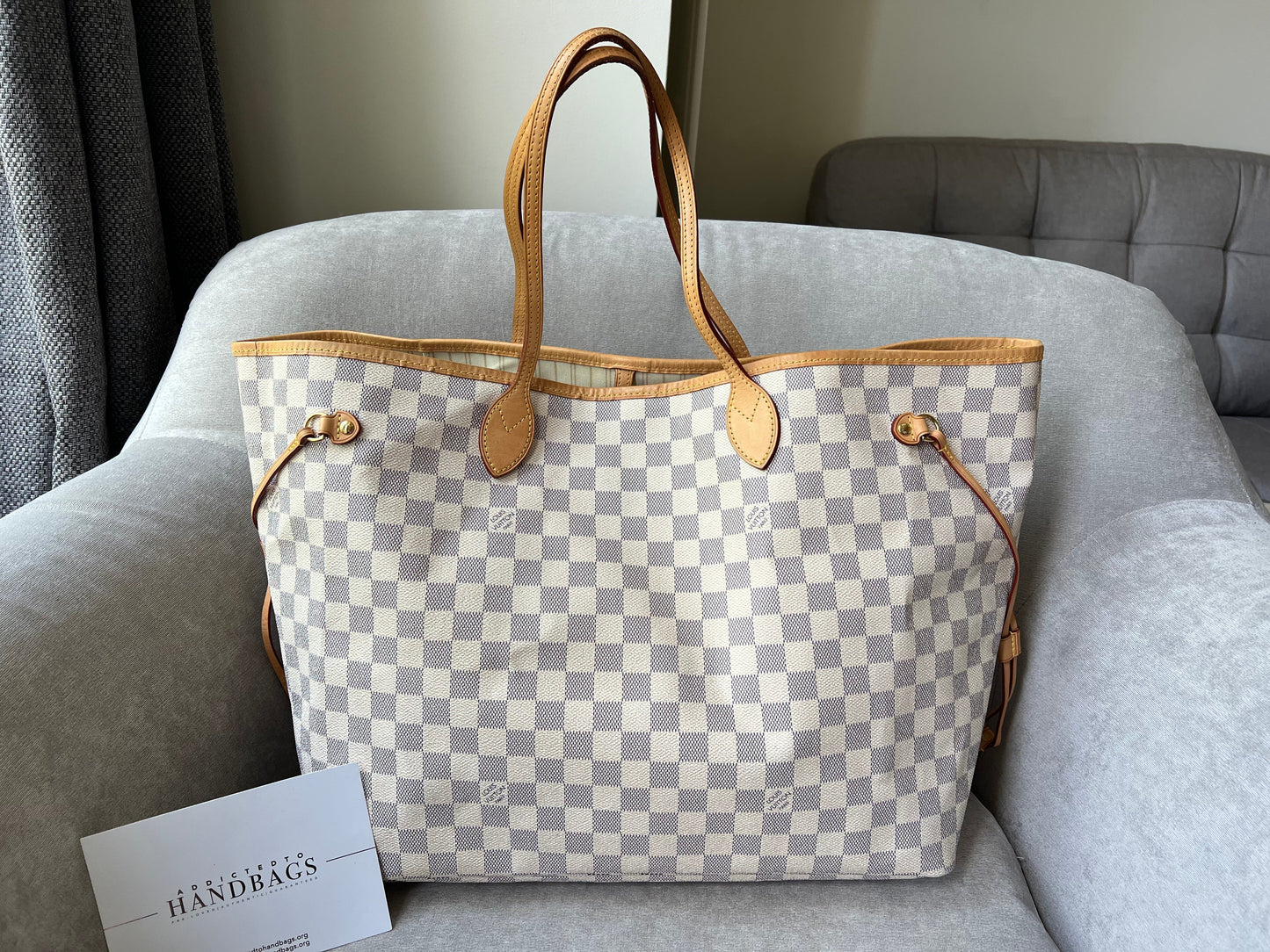 Louis Vuitton Neverfull GM Damier Azur (RRP £1,450) Tote