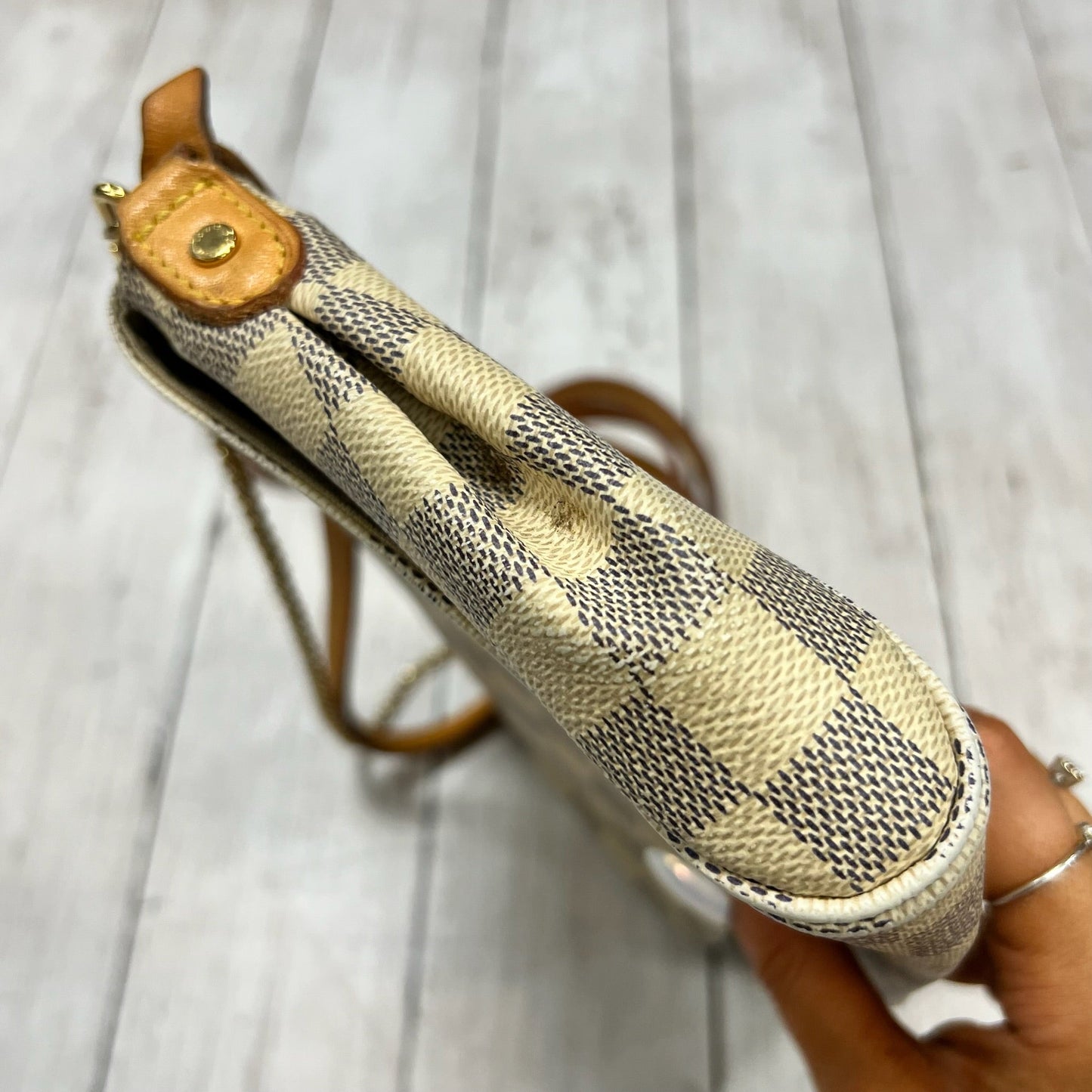 Damier Azur Favorite By Louis Vuitton Size: Small Handbag