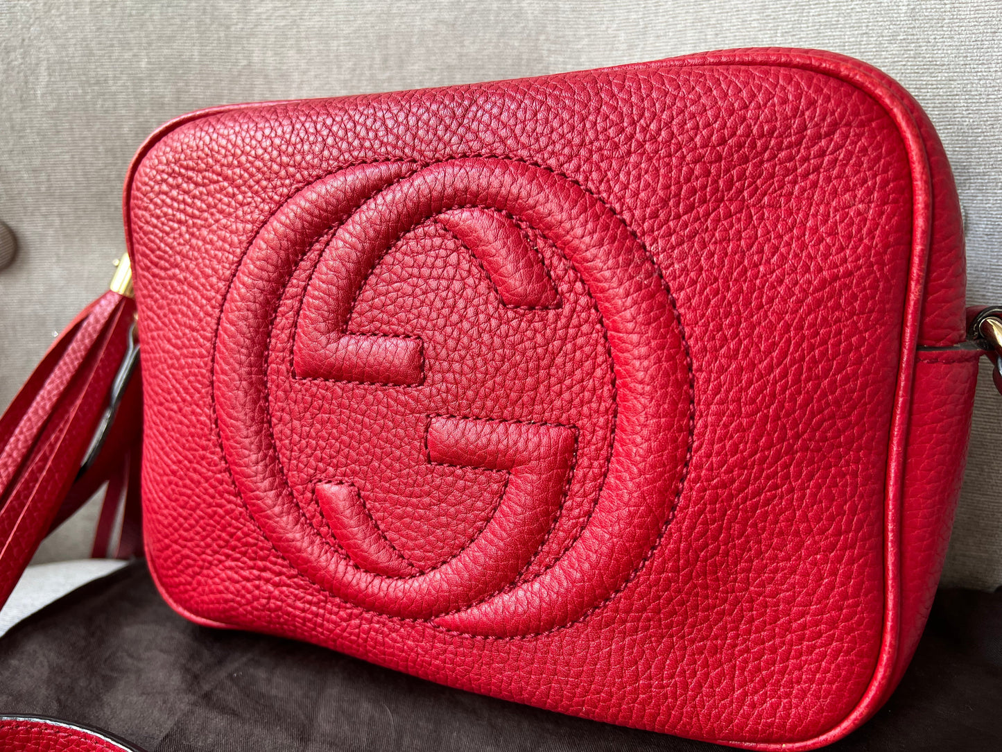 Gucci Leather Shoulder Bag