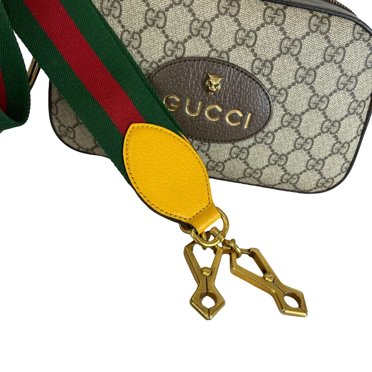 Gucci Leather Canvas Crossbody