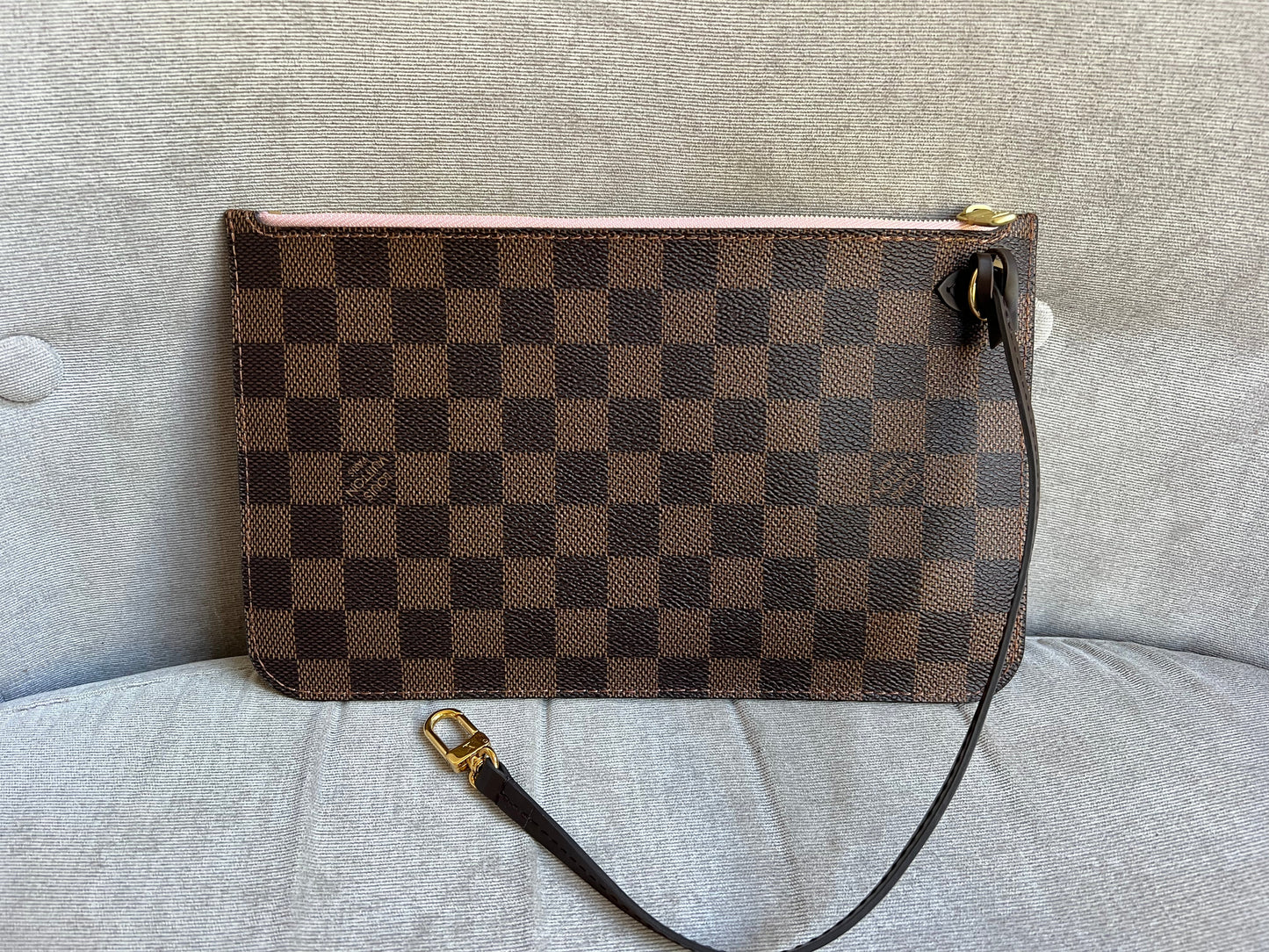 Louis Vuitton Pouch (from Neverfull MM) in Damier Ebene Tote