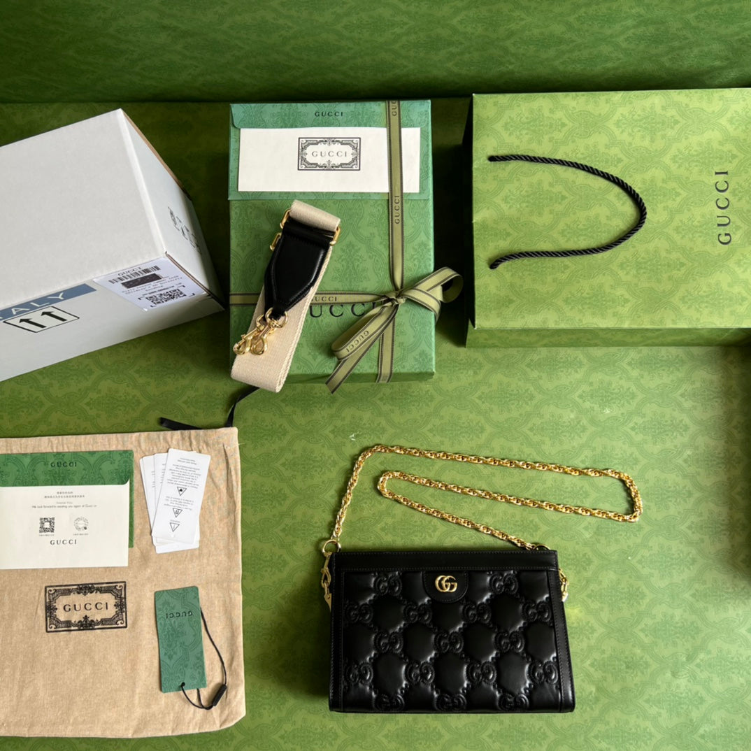 Gucci Monogram Leather Crossbody