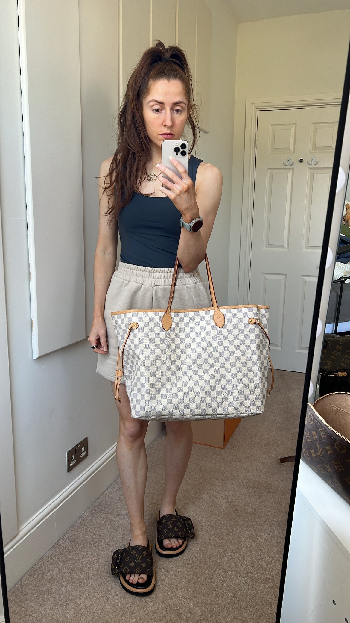 Louis Vuitton Neverfull GM Damier Azur (RRP £1,450) Tote