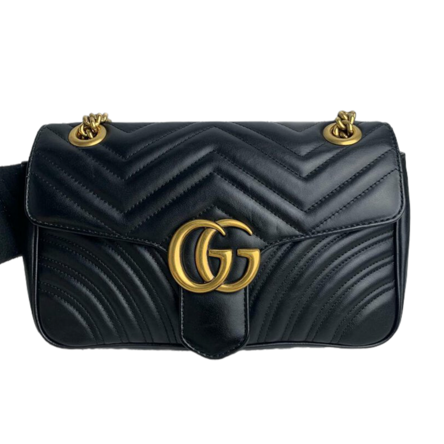 Gucci Chain Leather Shoulder Bag