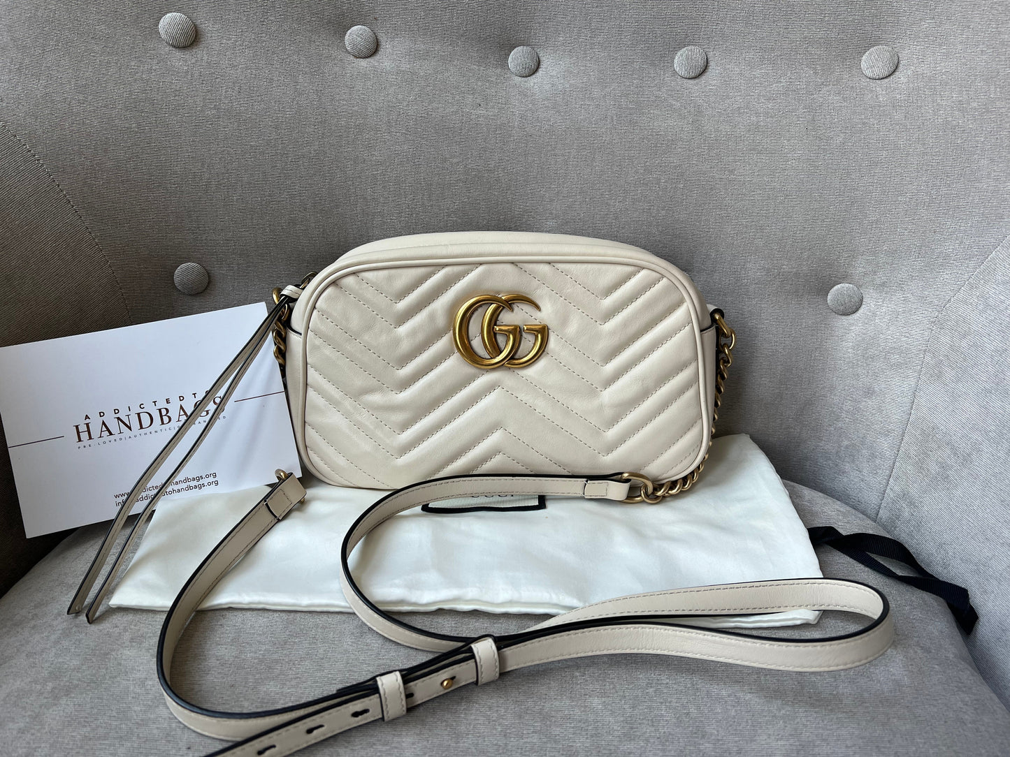 Gucci Lou Chain Leather Shoulder Bag