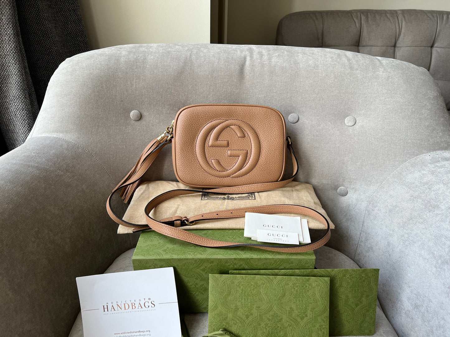 Gucci Leather Shoulder Bag