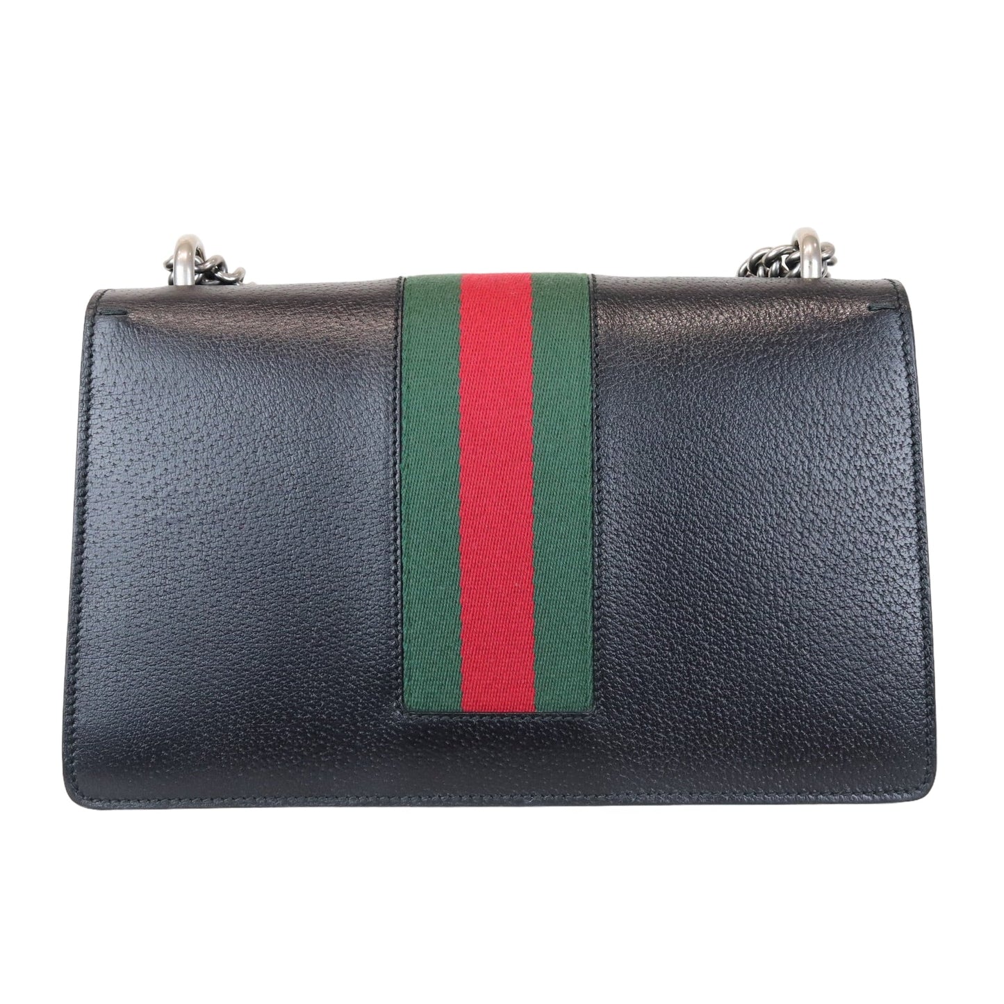 Gucci Monogram Chain Leather Shoulder Bag