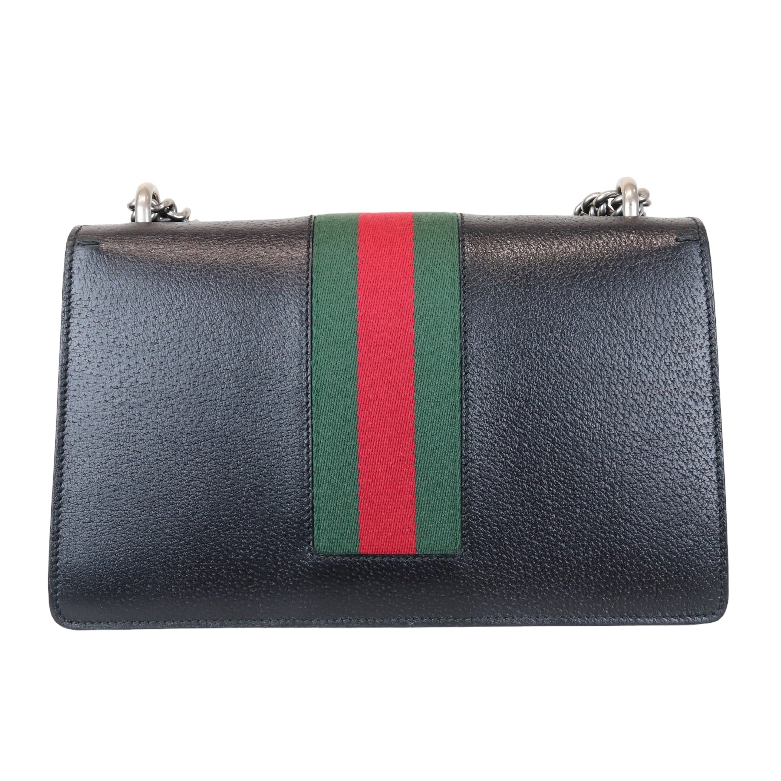 Gucci Monogram Chain Leather Shoulder Bag