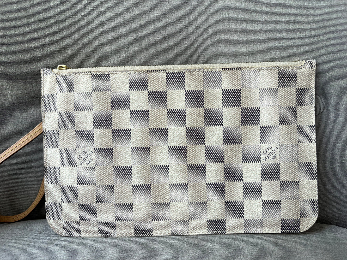 Louis Vuitton Pouch (from Neverfull) in Damier Azur Tote