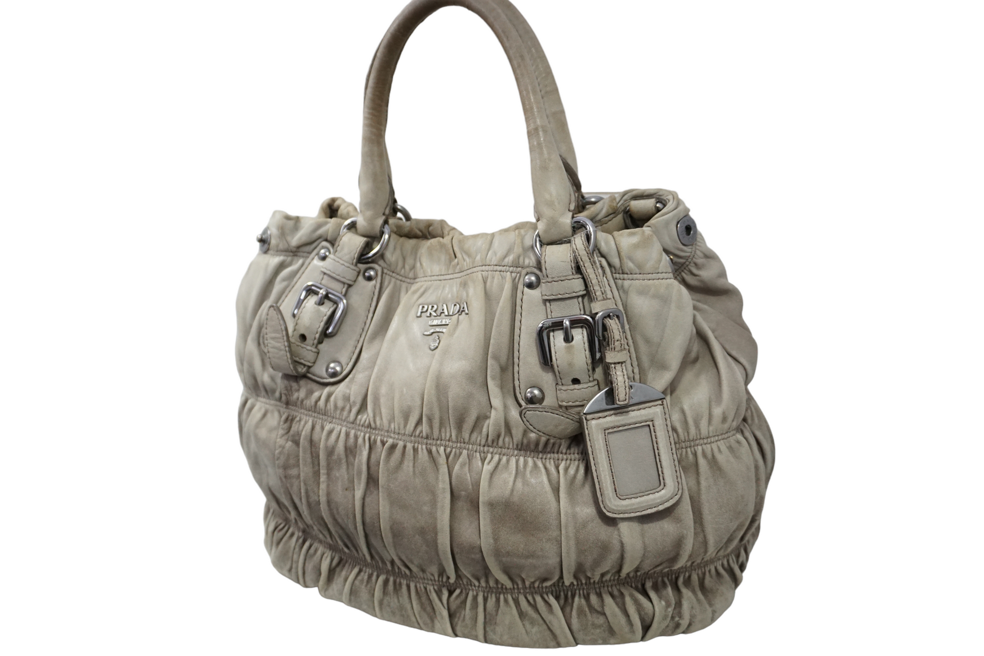 Prada Læder Håndtaske Luxury Handbag