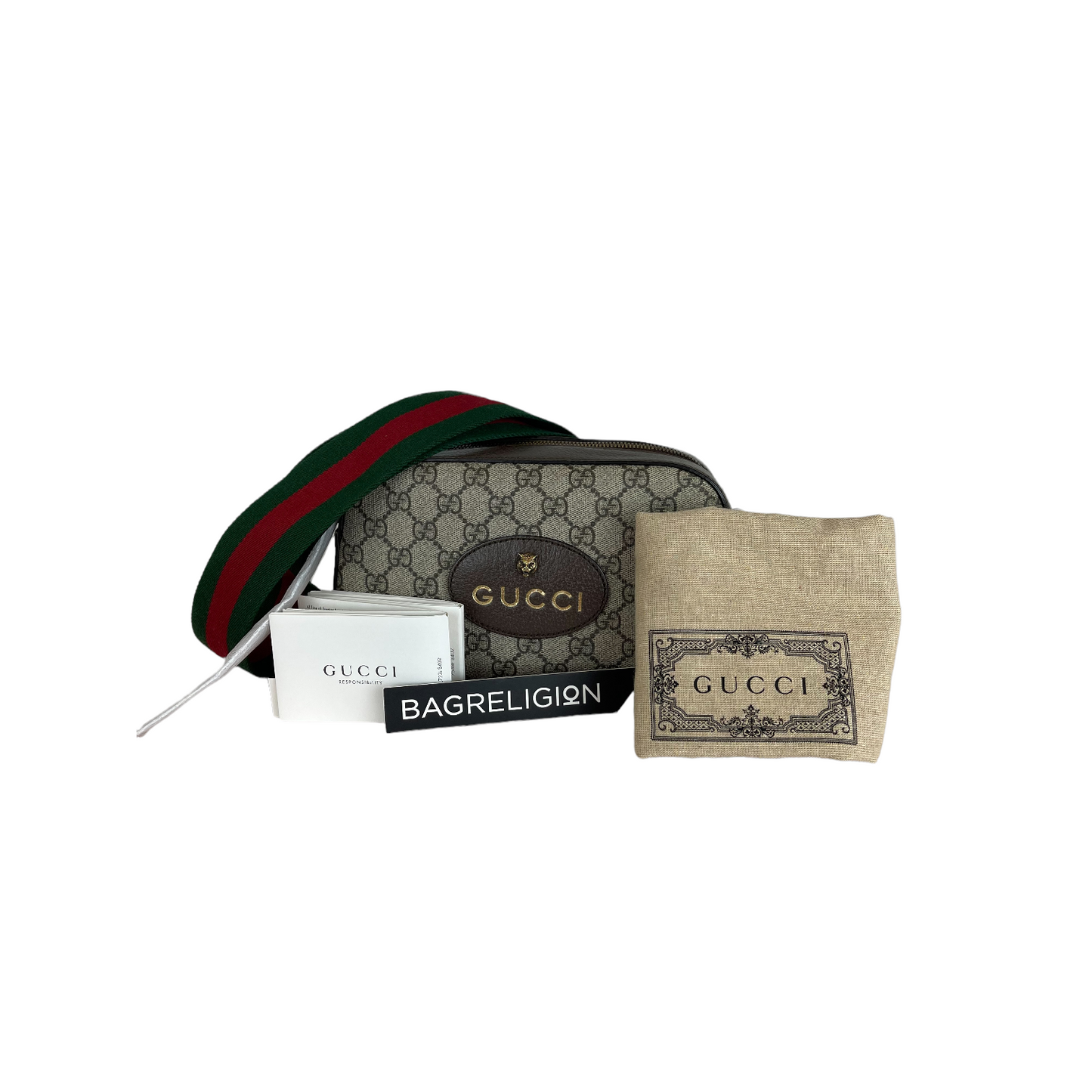 Gucci Leather Canvas Crossbody