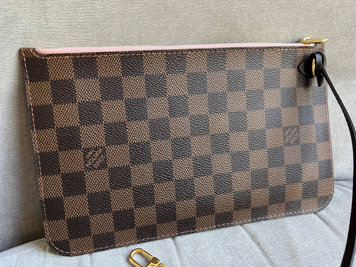Louis Vuitton Pouch (from Neverfull MM) in Damier Ebene Tote