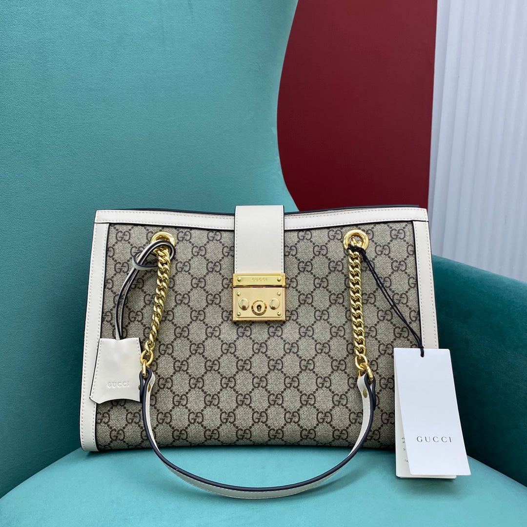 Gucci Leather Chain Tote Style 2