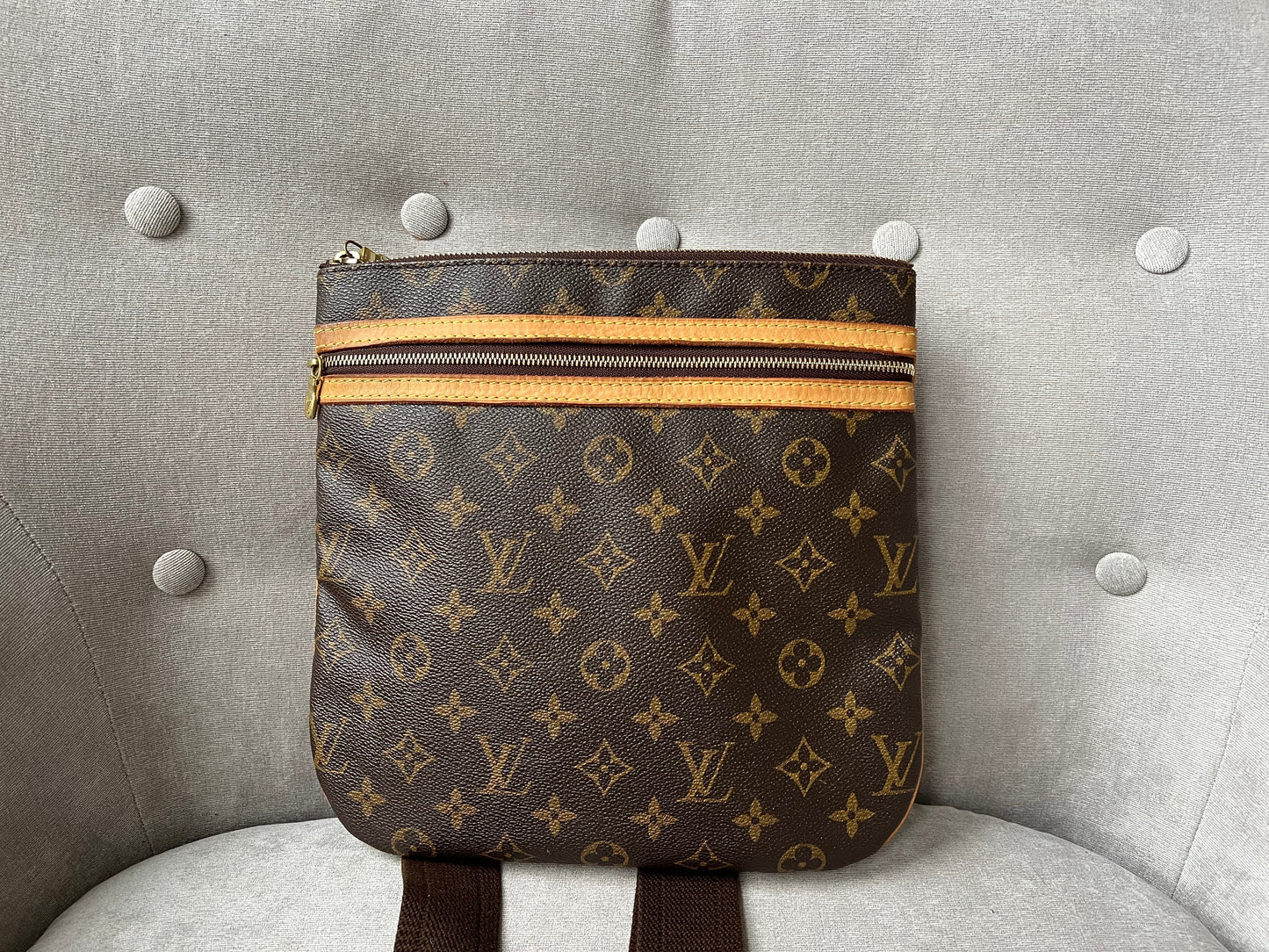Louis Vuitton Bosphore Messenger Monogram Handbag