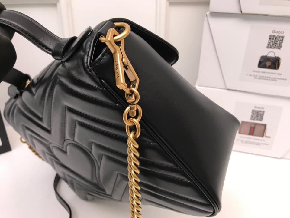 Gucci Leather Chain Shoulder Bag Style 5