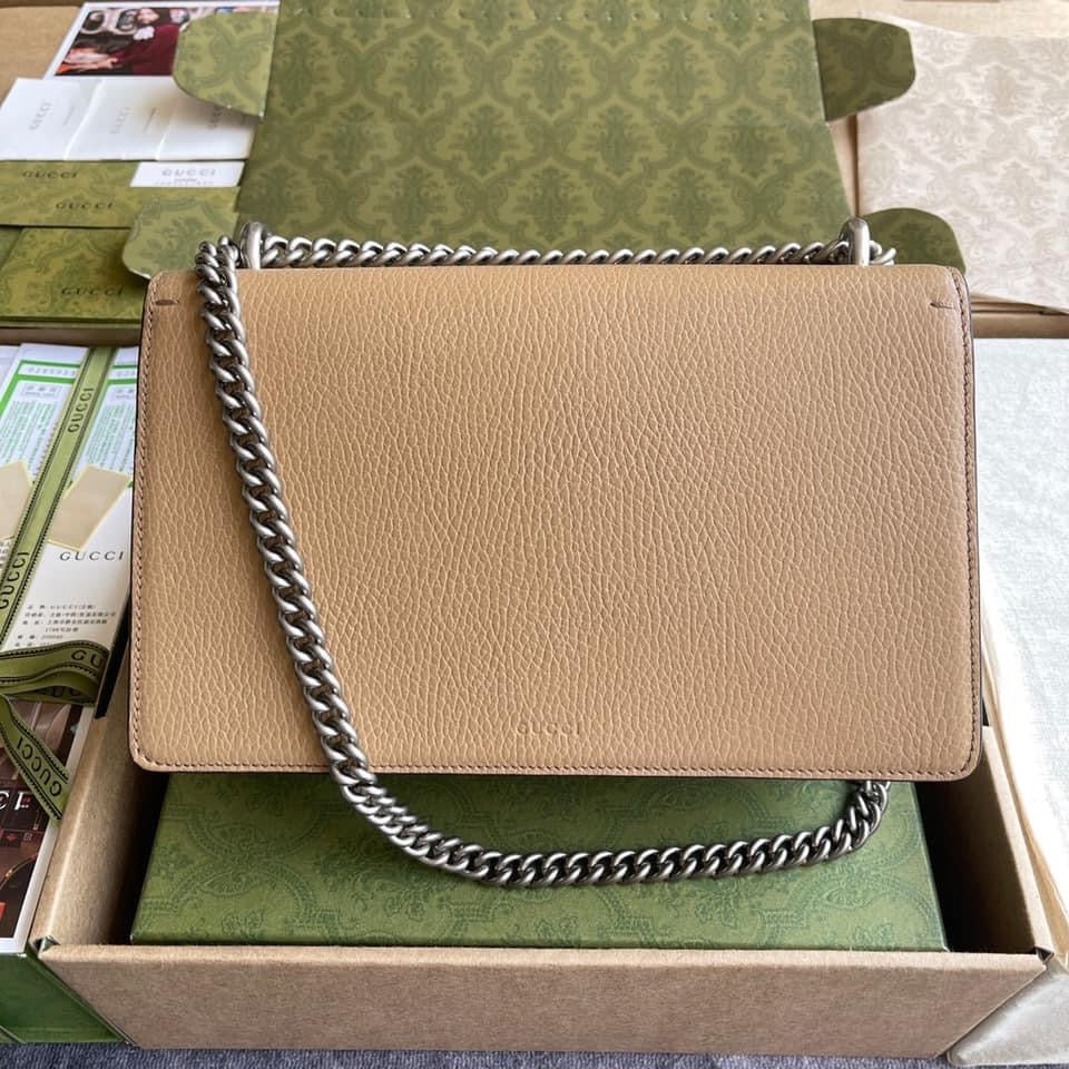 Gucci Monogram Chain Leather Crossbody