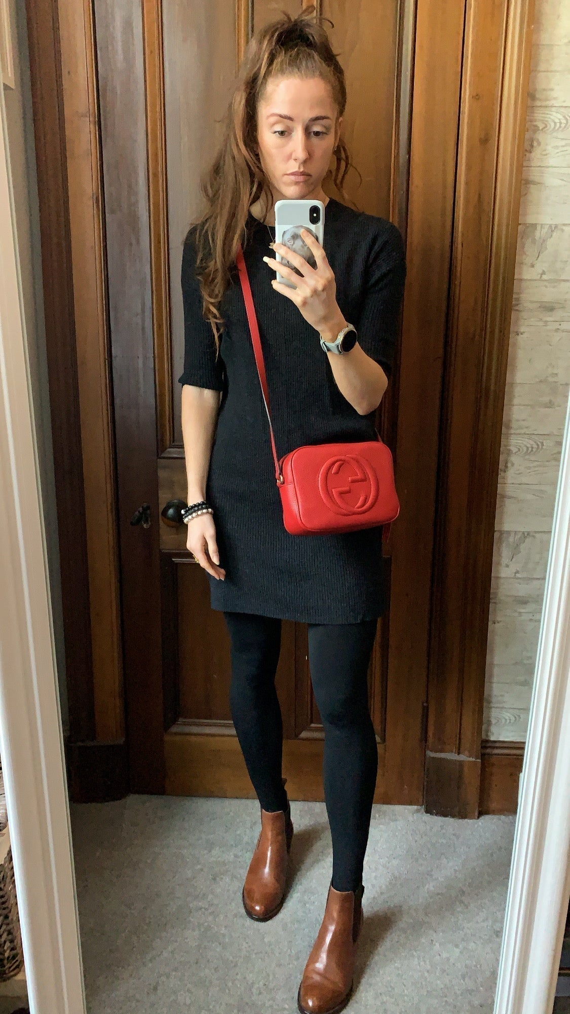 Gucci Leather Shoulder Bag