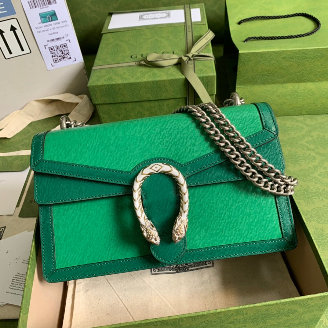 Gucci Monogram Chain Leather Crossbody