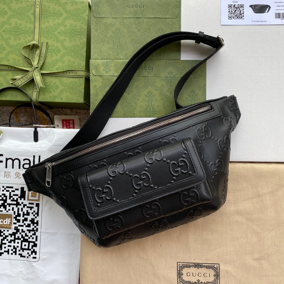 Gucci Monogram Twist Leather Crossbody
