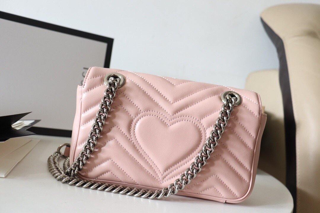 Gucci Monogram Chain Leather Crossbody