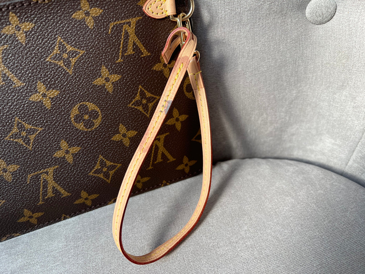 Louis Vuitton Pouch (from Neverfull MM) in Monogram Tote