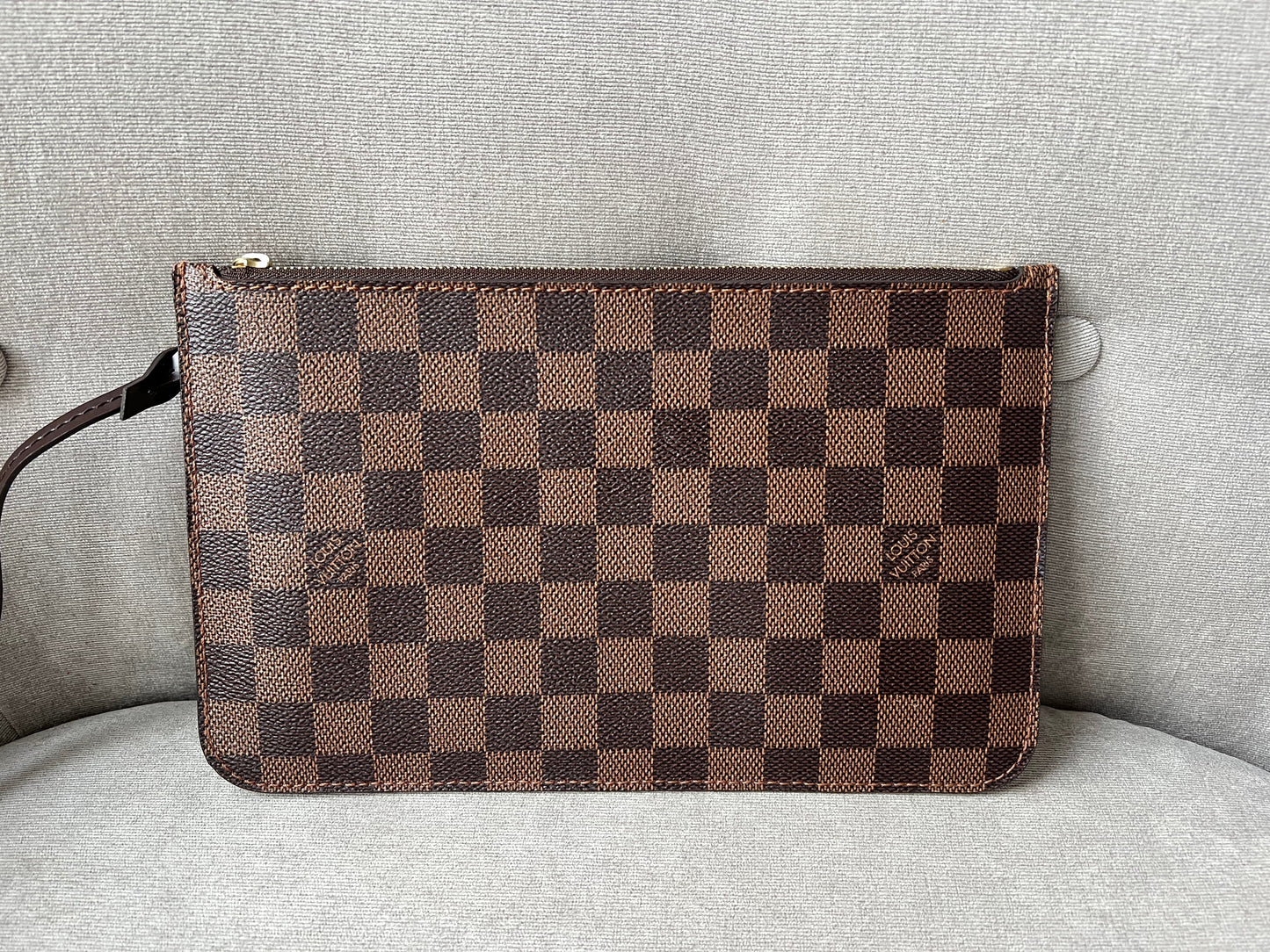 Louis Vuitton Pouch (from Neverfull) in Damier Ebene Tote