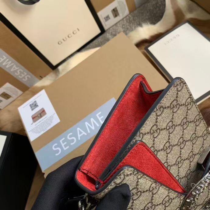 Gucci Chain Canvas Shoulder Bag
