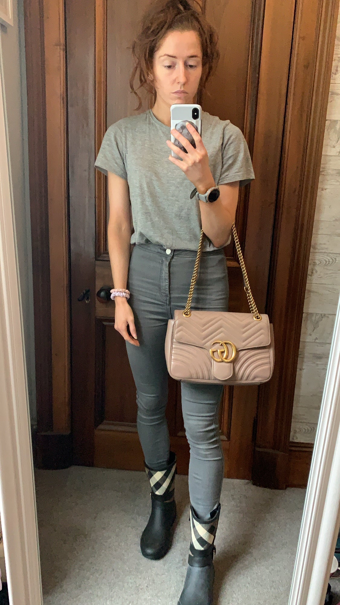Gucci Chain Leather Shoulder Bag