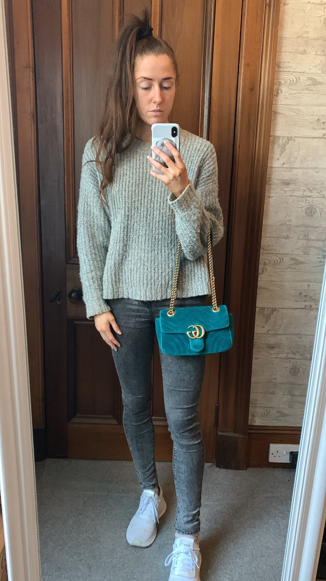 Gucci Chain Leather Shoulder Bag