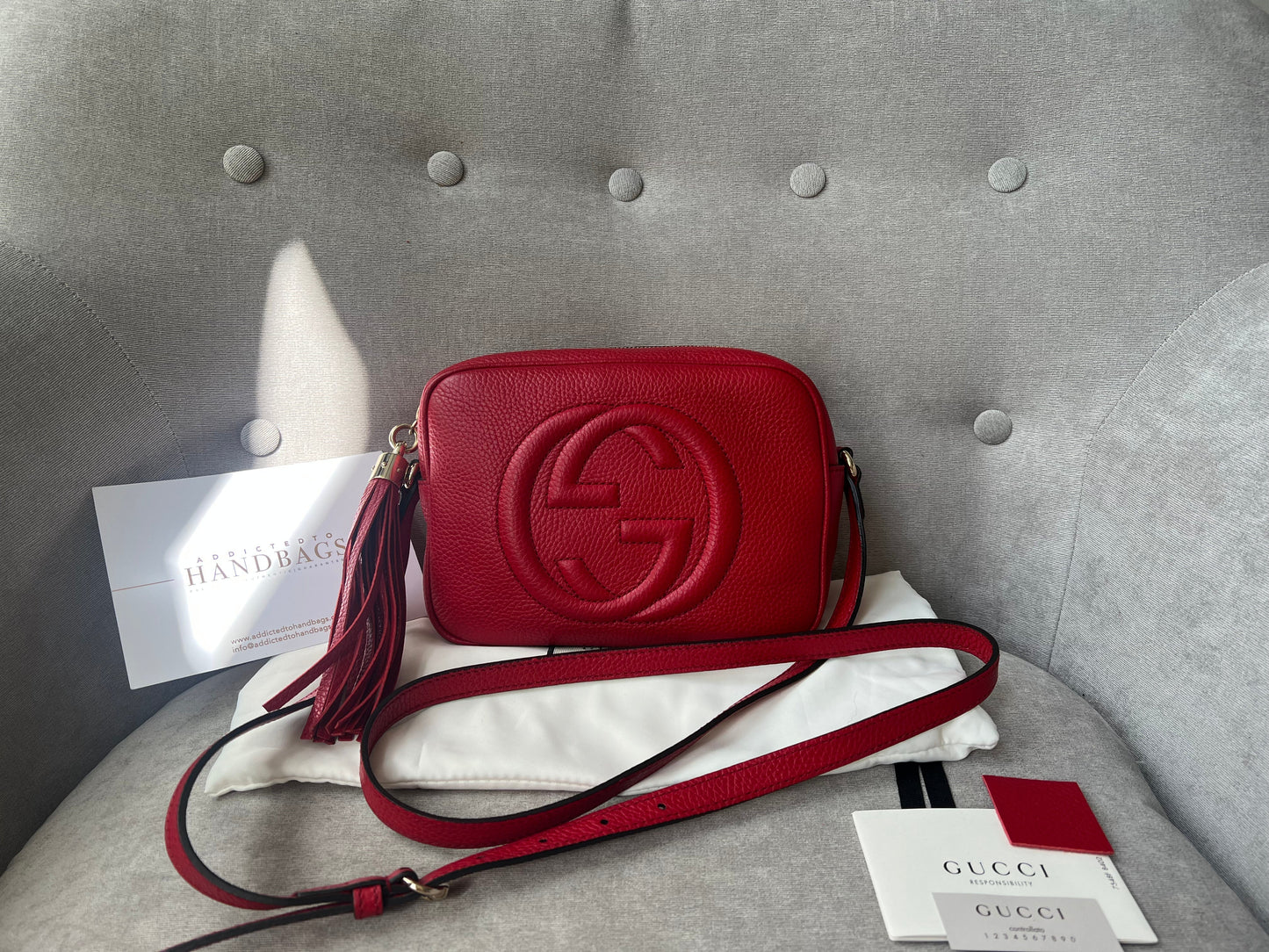 Gucci Leather Shoulder Bag