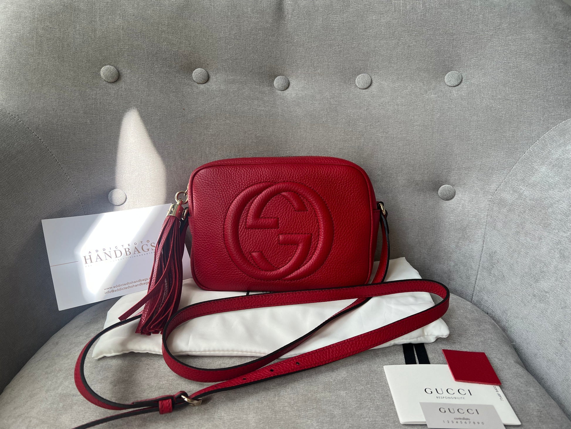 Gucci Leather Shoulder Bag