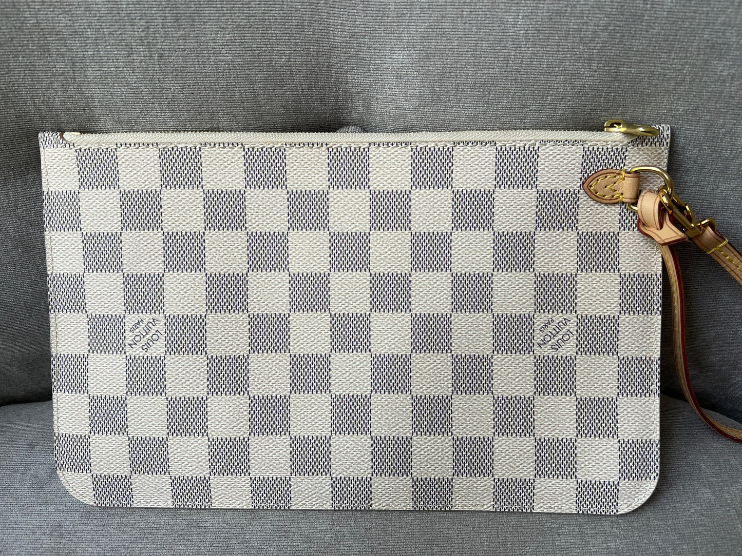 Louis Vuitton Pouch (from Neverfull) in Damier Azur Tote