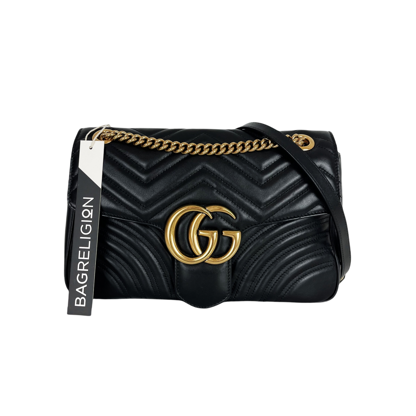 Gucci Chain Leather Shoulder Bag