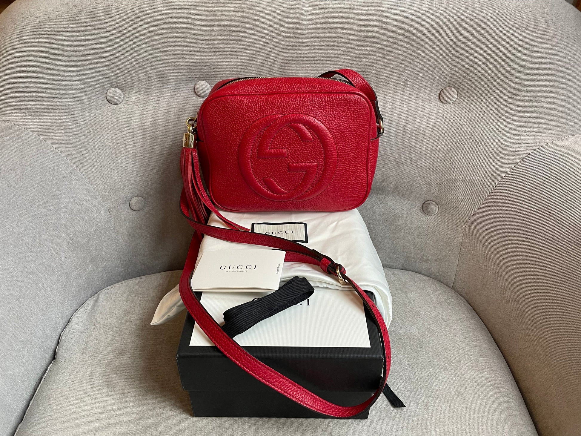 Gucci Leather Mini Shoulder Bag