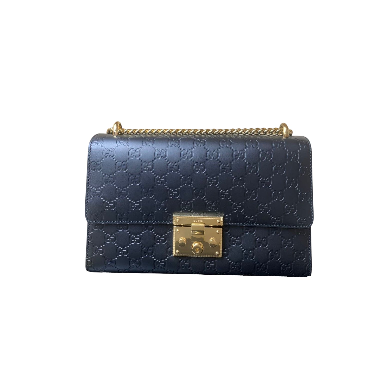 Gucci Chain Leather Crossbody