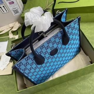 Gucci Leather Canvas Tote Style 16