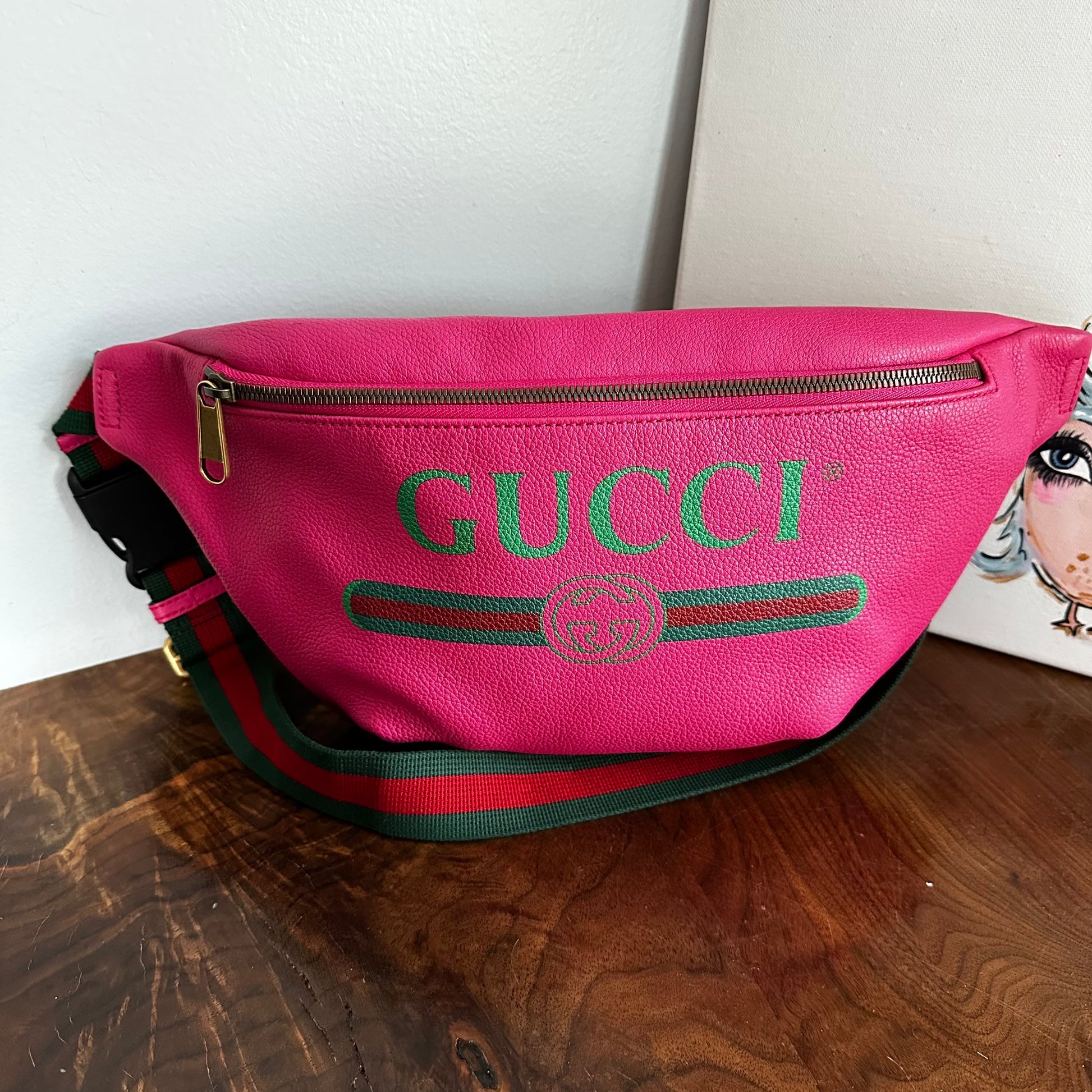 Gucci Bumbag Leather Mini Handbag