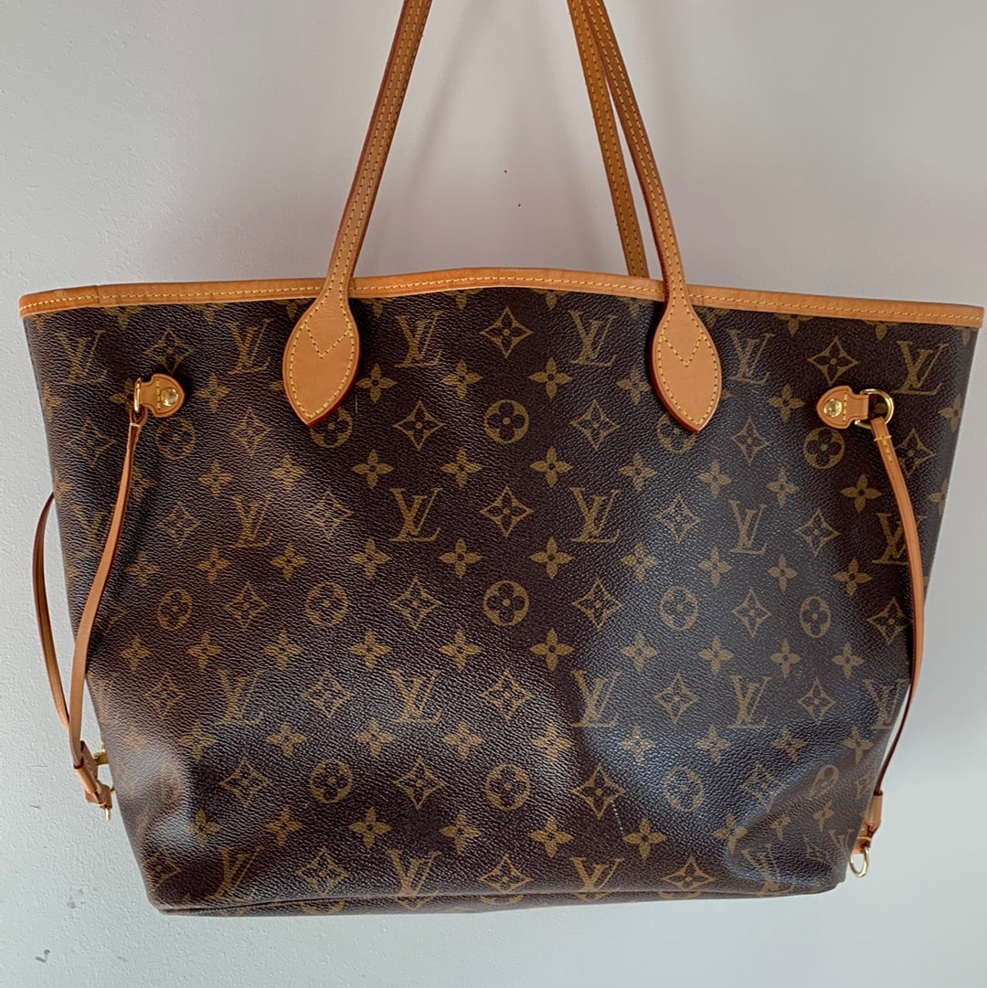 Louis Vuitton monogram Neverfull with Pochette Tote