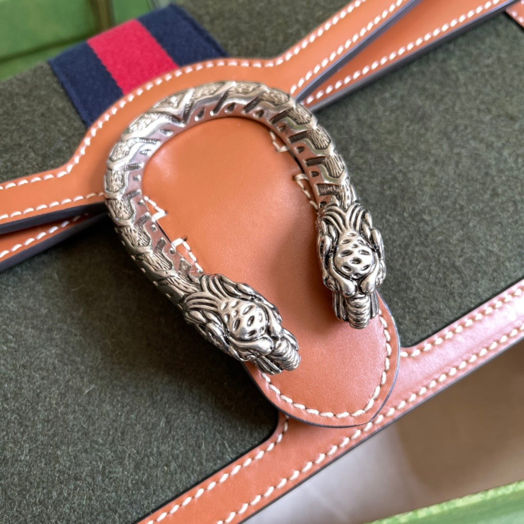 Gucci Monogram Chain Leather Crossbody