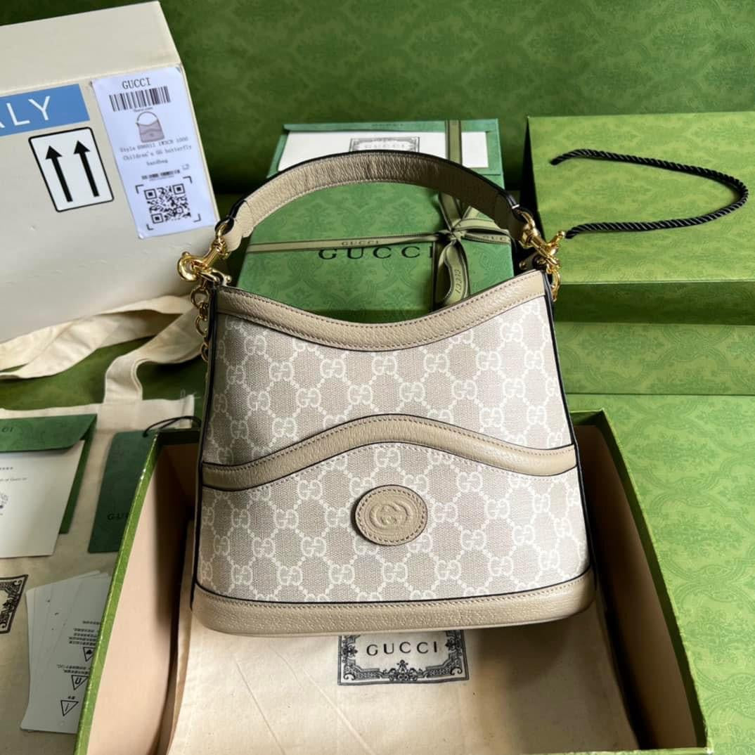 Gucci Interlocking G Leather Chain Shoulder Bag Style 3
