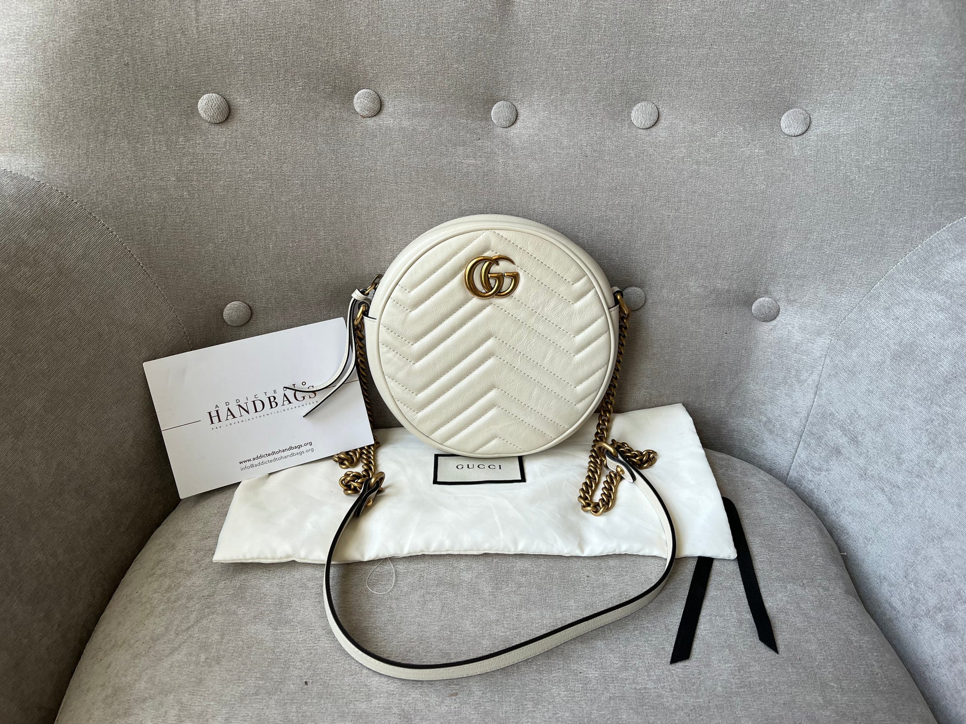 Gucci Quilted Chain Shoulder Bag