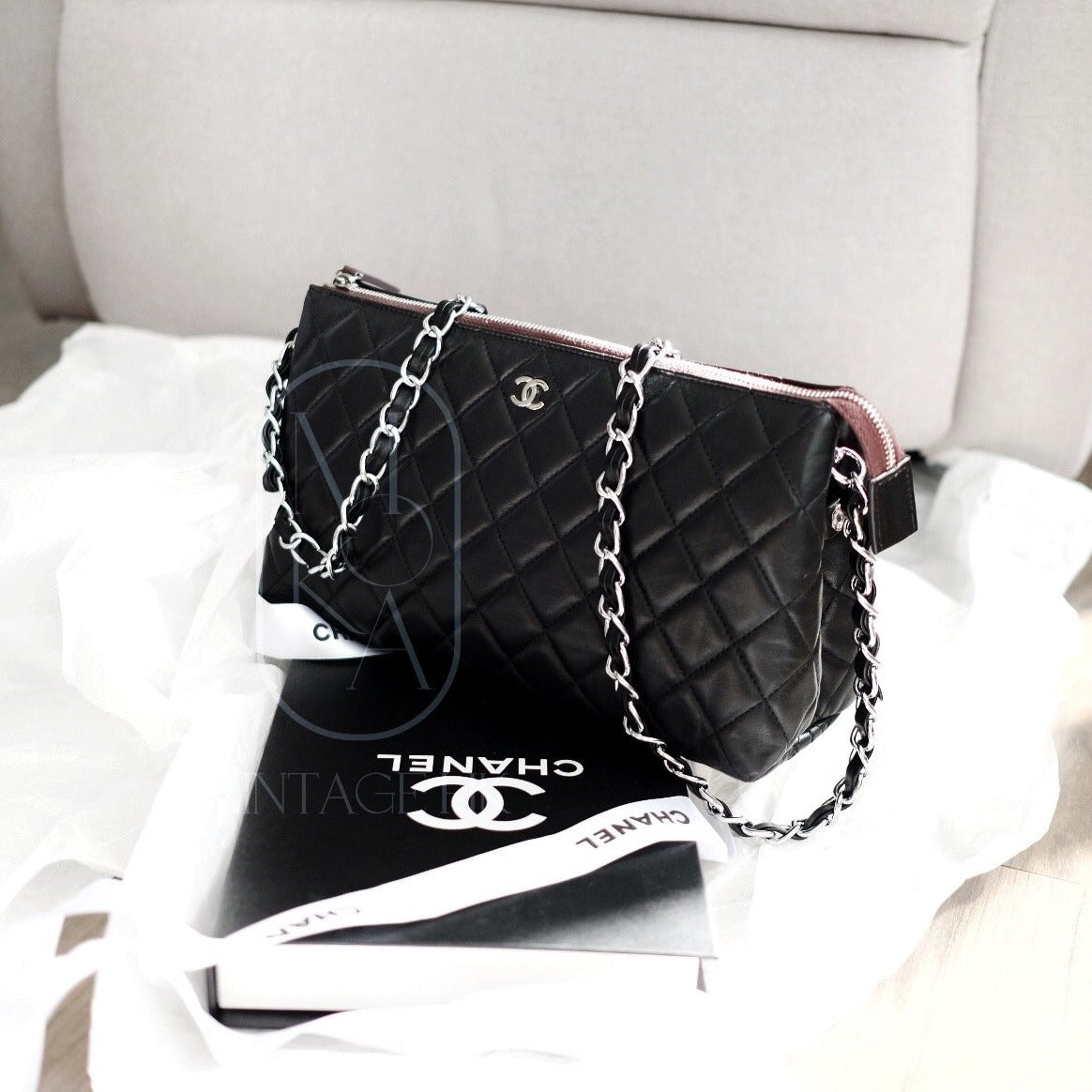 Chanel Matelassé Clutch Bag - Almora Bags